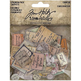 Fragmentos de efímeras de Idea-Ology del curador, 233 por paquete, Tim Holtz 