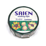 Lantana Flower Washi Tape SAIEN