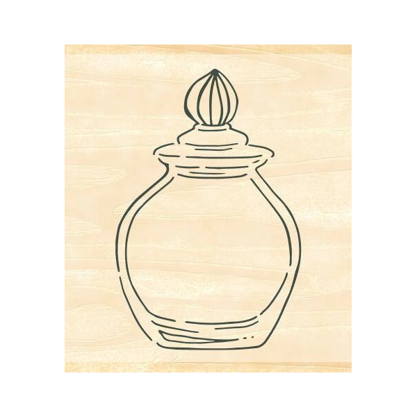 Beverly Ink Companion Stamp - Glass Ink Bottle with Lid