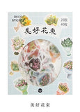 Flower Bouquet Washi Flake Sticker