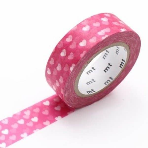 Pink Heart Washi Tape MT