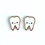 Teeth Earrings Tooth Fairy Luxcups