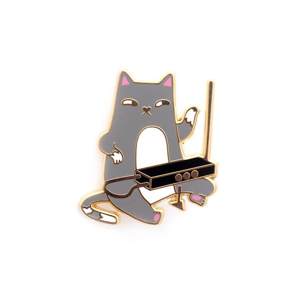 Theremin Cat Pin