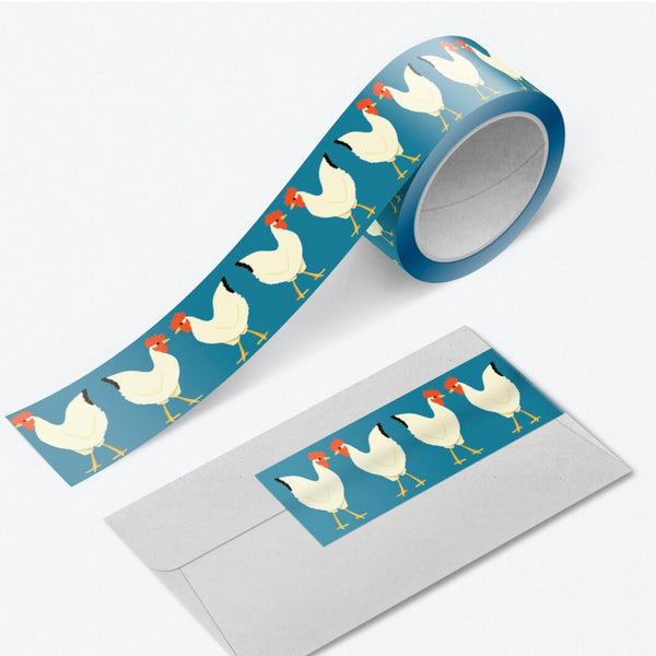 Early bird Washi tape celebrates the chickens that wake us up to catch the worm! 