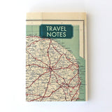 Travel Notes Book - Vintage Map Notebook