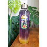 Pegatina de vinilo con diseño de pez dorado del primer kit Splash (transparente)