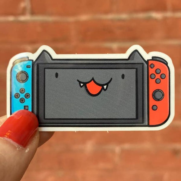 Video Game Cat Mini Sticker
