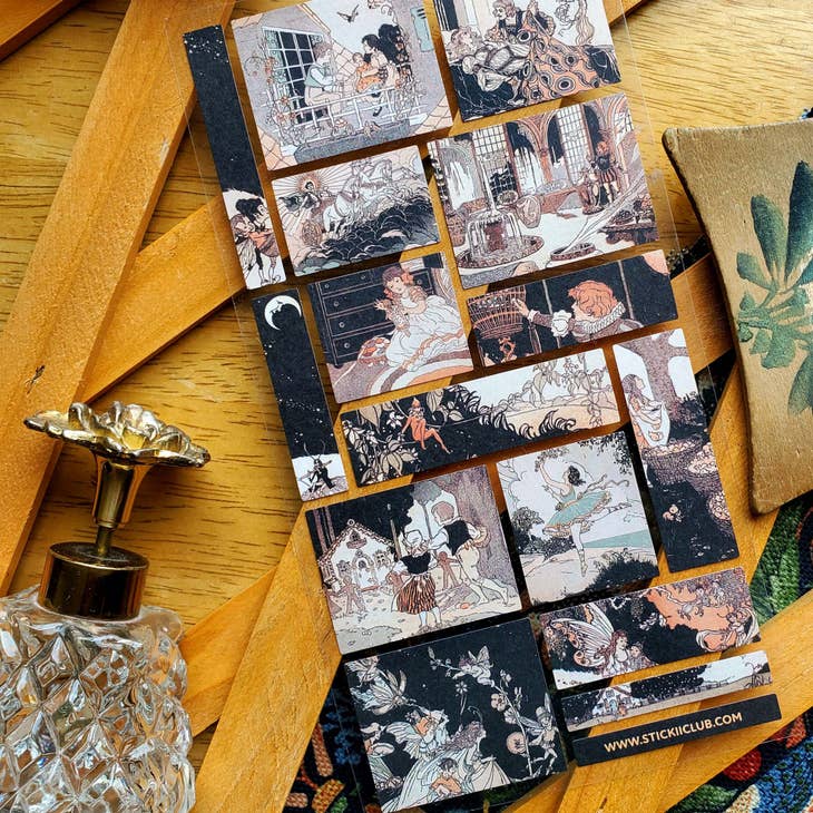 Vintage Storybook Sticker Sheet