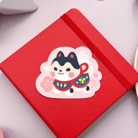 Shiba Inuhariko Japantown Vinyl Sticker