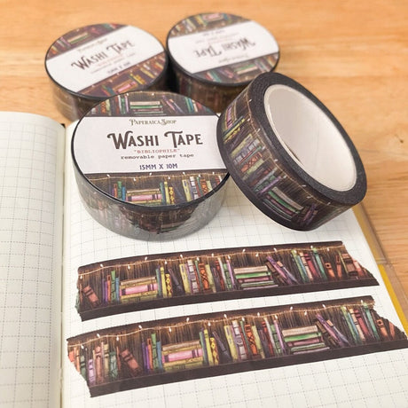 Bibliophile Washi Tape PaperaicaShop