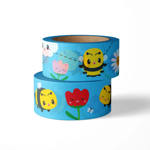 Bees & Flowers Washi tape