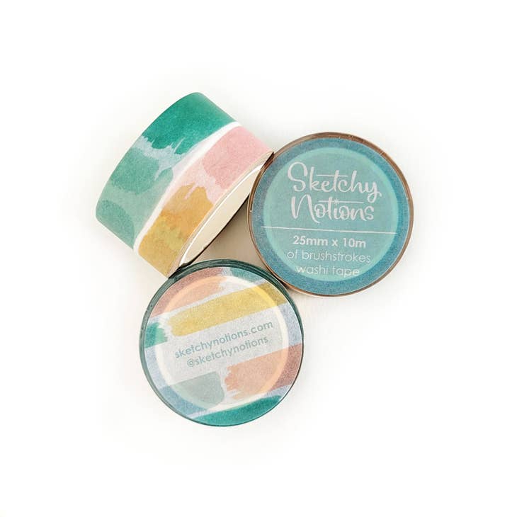 Watercolor Brushstroke Washi Tape