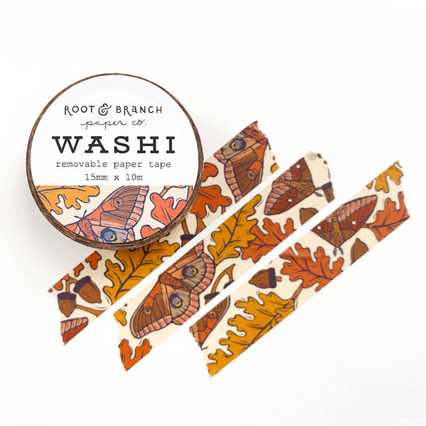 White Oak Autumn Washi Tape Root & Branch Paper Co.