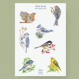 Wild Birds Vinyl Sticker sheets