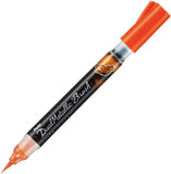 Pentel Dual Metallic Brush Pen - Orange and Metallic Yellow