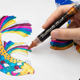 Pentel Dual Metallic Brush Pens - 8 Color Set