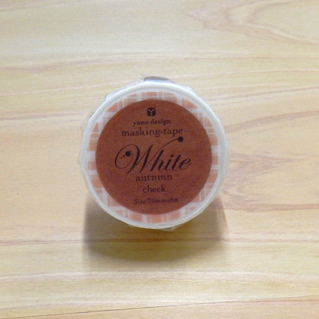 White Check Washi Tape Yano Design
