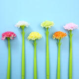 Carnation Flower Gel Pen Black Ink