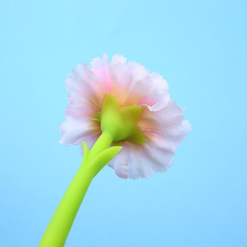 Carnation Flower Gel Pen Black Ink
