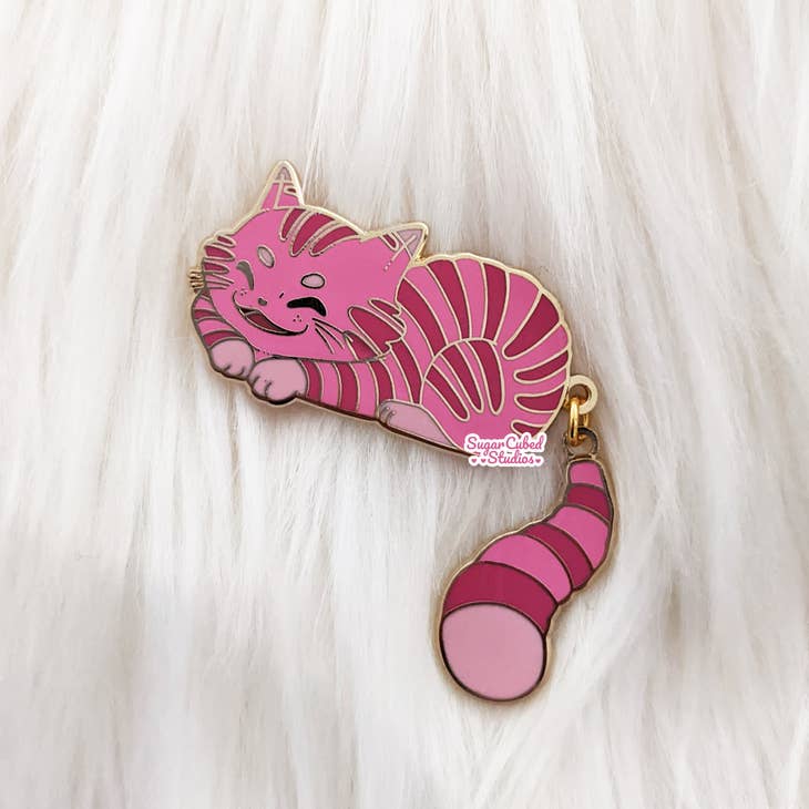 Pin de esmalte del gato de Cheshire