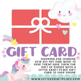 Gift Card for Online Store littlecraftplace.com