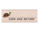Sign & Return Stamp / This Book Belongs To Stamp
