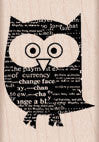 Newspaper Owl Stamp