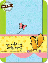 Sello de goma con forma de rana para tareas escolares