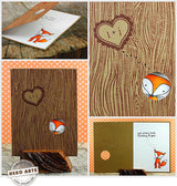 Fox Rubber Stamp