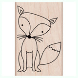 Fox Rubber Stamp