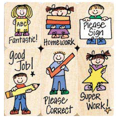 Hero Kids for Teachers & Parents Stamp Set