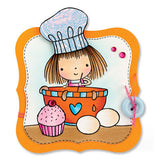Yummy Mimi Rubber Stamp • Baking Rubber Stamp