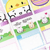 Springtime Bunnies Sticker Kit (Weekly Vertical)