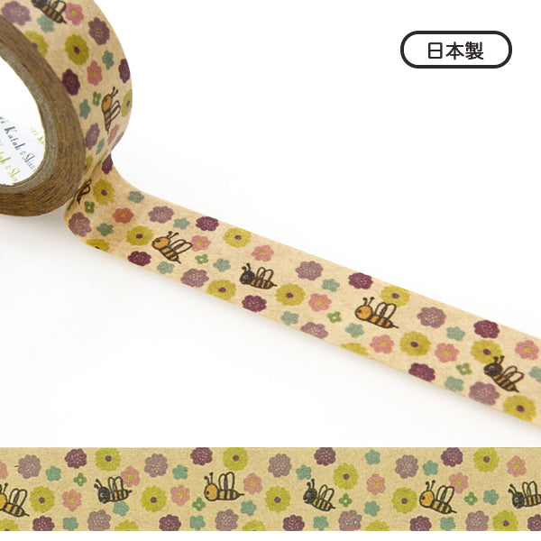 Busy Bee Craft Decoration Tape • Shinzi Katoh Design Japanese Washi Tape