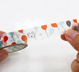 Balloon Bear Washi Tape Shinzi Katoh Design