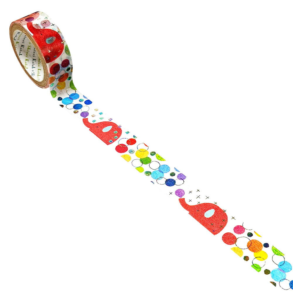 Elephant Bubbles Washi Tape Shinzi Katoh Design