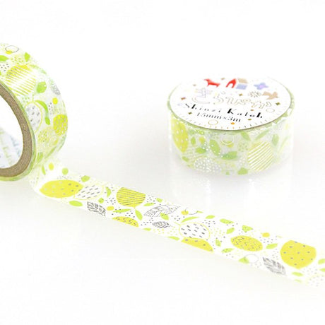 Cinta washi de limón de Shinzi Katoh Design 