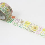 Glitter Spring Flower Washi Tape Shinzi Katoh Design