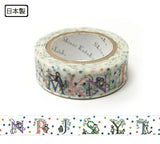 Alphabet Animal Washi Tape • Shinzi Katoh Design Japanese Washi Tape