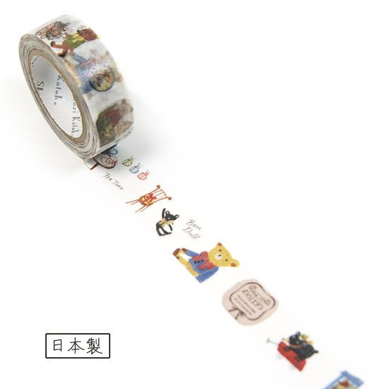 Dolly's Teddy Bear Washi Tape • Shinzi Katoh Design