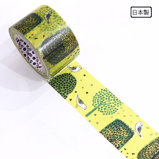 Green Forest Washi Tape Bird and Tree • Shinzi Katoh Design