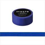 Impressive Tone Solid Color Blue Masté Japanese Masking Tape • Made in Japan.