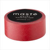 Impressive Tone Red Masté Japanese Masking Tape • Made in Japan.