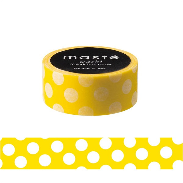 Yellow Dot Washi Tape Masté