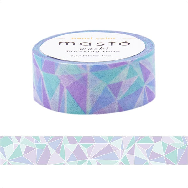 Maste masking tape Geometric Pearl Washi Tape