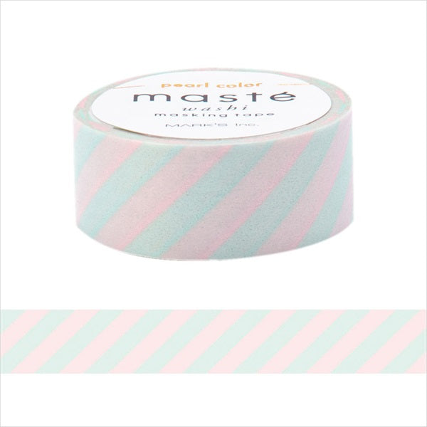 Maste Stripes Pearl Washi Tape Maste Masking Tape