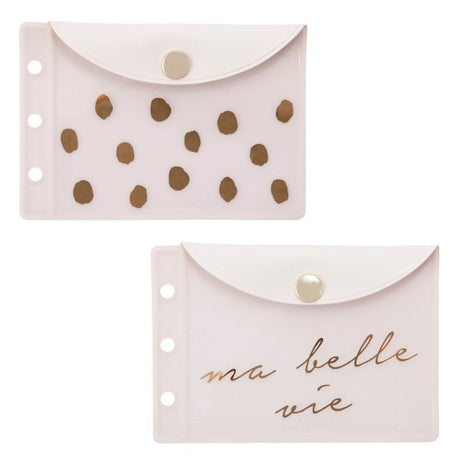 PVC Pocket Pouch A5 Ivory