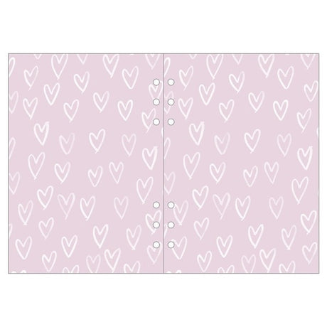 Heart Patterned Memo A5 Refill Mark's