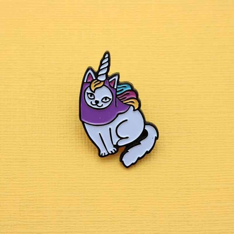 Pin de esmalte de gato