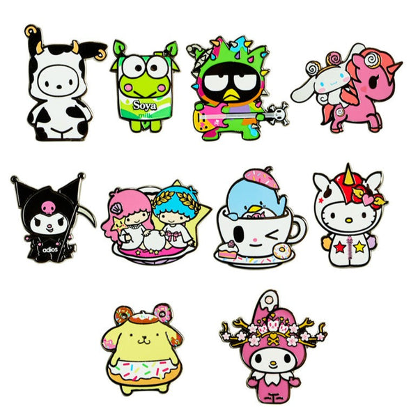 Tokidoki x Hello Kitty and Friends Enamel Pin Blind Box
